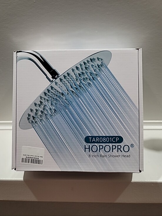 hopopro Other - Hopopro 8-Inch Rain Shower Head Silver Chrome